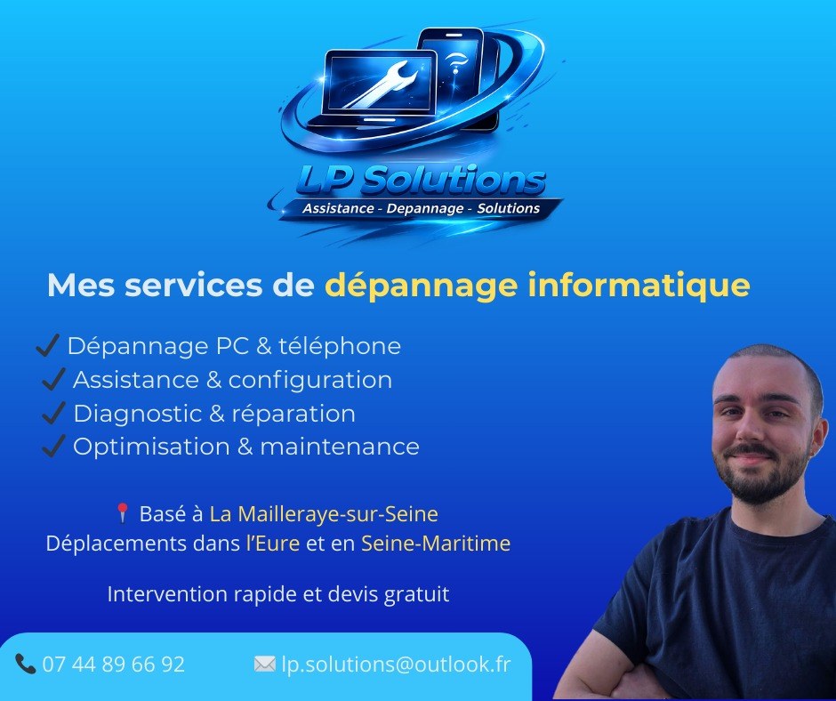 Flyer des services LP Solutions